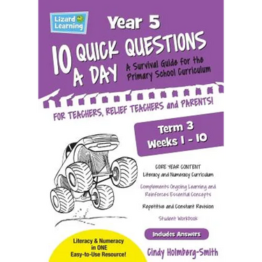 Lizard Learning 10 Quick Questions A Day Year 5 Term 3