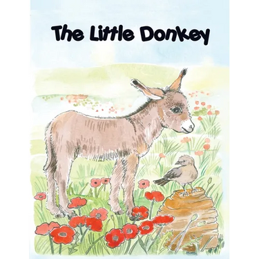 THE LITTLE DONKEY, children's colouring book