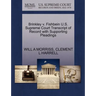 Brinkley V. Fishbein U.S. Supreme Court Transcript of Record with Supporting Pleadings