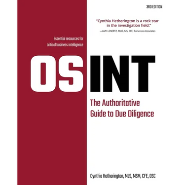 Osint: The Authoritative Guide to Due Diligence
