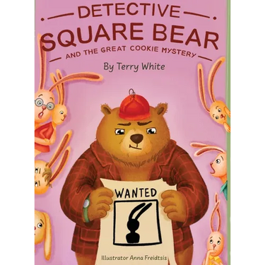 Detective Square Bear and the Great Cookie Mystery: A Fun Rhyming Book for Kids Ages 2-6: A Family Story About Honesty and Sharing