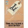 Thank You For Being a Great Brother!: My Gift Of Appreciation: Full Color Gift Book Prompted Questions 6.61 x 9.61 inch