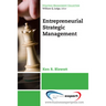 Entrepreneurial Strategic Management