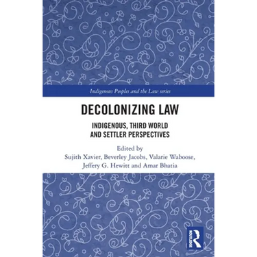 Decolonizing Law: Indigenous, Third World and Settler Perspectives