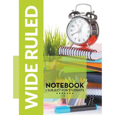 Wide Ruled Notebook - 1 Subject For Students