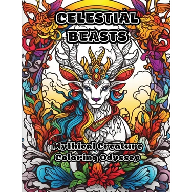 Celestial Beasts: Mythical Creature Coloring Odyssey