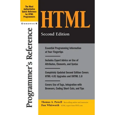 HTML Programmer's Reference, 2nd Edition