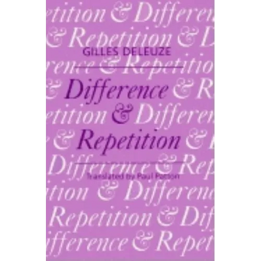 Difference and Repetition