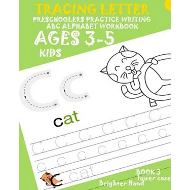 *tracing Letter: Preschoolers Practice Writing*ABC*Alphabet Workbook, KIDS AGES3+