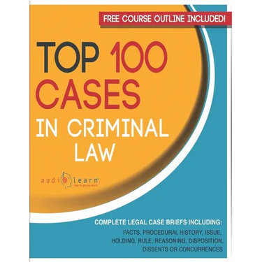 Top 100 Cases in Criminal Law: Legal Briefs