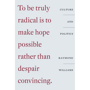 Culture and Politics: Class, Writing, Socialism