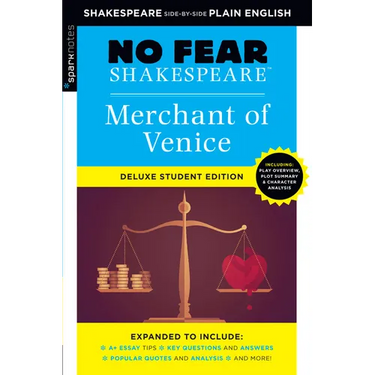 Merchant of Venice: No Fear Shakespeare Deluxe Student Editions - Shakespeare Side-By-Side Plain English