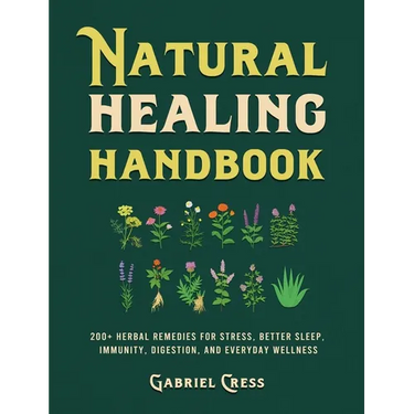 Natural Healing Handbook: 200+ Herbal Remedies for Stress, Better Sleep, Immunity, Digestion, and Everyday Wellness