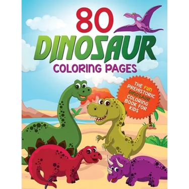 Jumbo Dinosaur Coloring Book