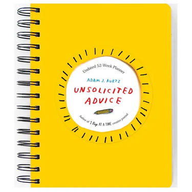 Unsolicited Advice Planner: Undated 52 Week Planner