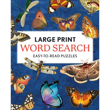 Large Print Word Search: Easy-To-Read Puzzles