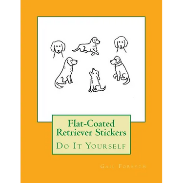 Flat-Coated Retriever Stickers: Do It Yourself