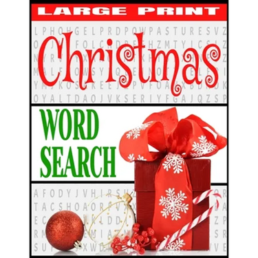 Christmas Word Search: Large Print All Things Christmas Over 1000 Holiday Themed Words Fun and Relaxing Word Hunt Puzzles Makes a Great Gift