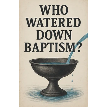 Who Watered Down Baptism?