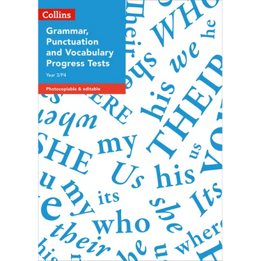 Year 3/P4 Grammar, Punctuation and Vocabulary Progress Tests