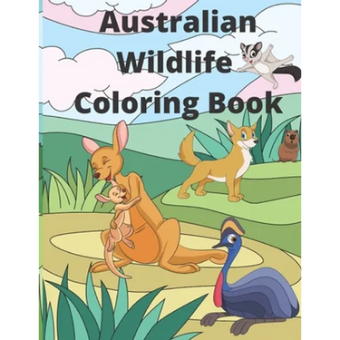 Australian Wildlife Coloring Book: 25 Fun and Relaxing Australian Animals Coloring Pages