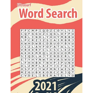 ultrasurf Word Search: Large Print Word Search Books for Seniors, Adults, and Teens. 800 word Easy, Entertaining, Fun Puzzles