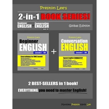Preston Lee's 2-in-1 Book Series! Beginner English & Conversation English Lesson 1 - 60 Global Edition