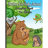 Mother And Baby Animal Coloring Book For Adults: Featuring Adorable Hand Drawn Animals With Beautiful Stress Relieving Backgrounds