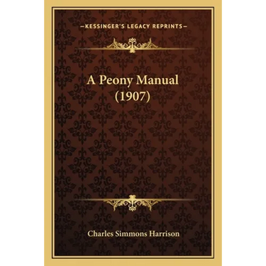 A Peony Manual (1907)