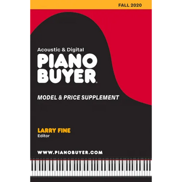 Piano Buyer Model & Price Supplement / Fall 2020
