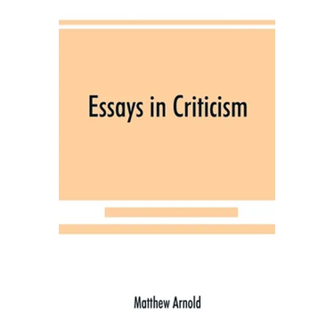 Essays in criticism