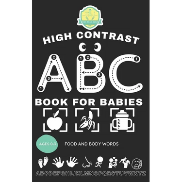 High Contrast Book For Babies: Abc Books For Kids Ages 0-3