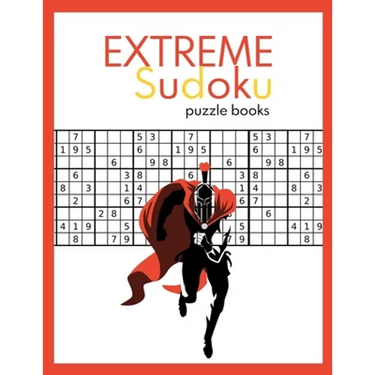 EXTREME Sudoku puzzle books: Very Hard and Extremely Hard Sudoku (suduko puzzle books for adults)
