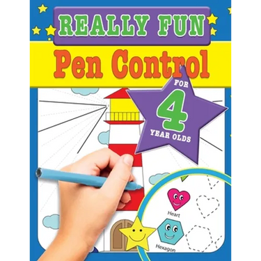 Really Fun Pen Control For 4 Year Olds: Fun & educational motor skill activities for four year old children