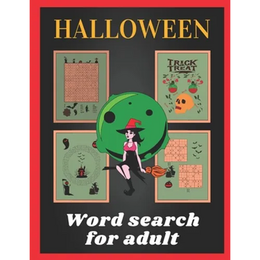 Halloween word search for adult: Halloween puzzle book