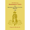 The Particular Assessment Lists For Baltimore And Carroll Counties, 1798