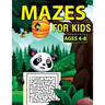 Mazes For Kids Ages 4-8: Awesome Fun Maze Activity Book With 50 Fun & Educational Maze Puzzles For Kids Ages 4-8