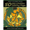 Adult Coloring Book: 50 Halloween Coloring Pages