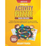 Activity Puzzle Book For Kids Ages 8-12