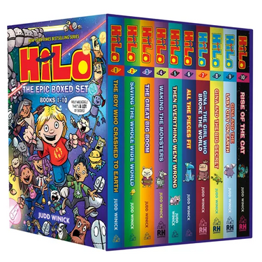 Hilo: The Epic Boxed Set (Books 1-10): (A Graphic Novel Boxed Set)