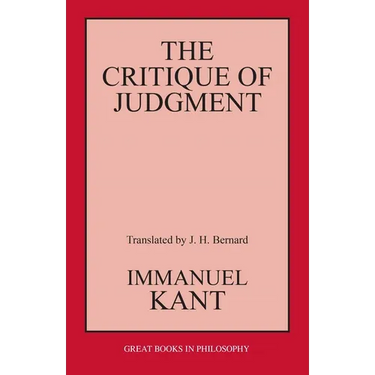 The Critique of Judgment