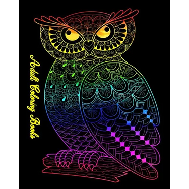 Adult Coloring Books: Gorgeous Cats and Owls