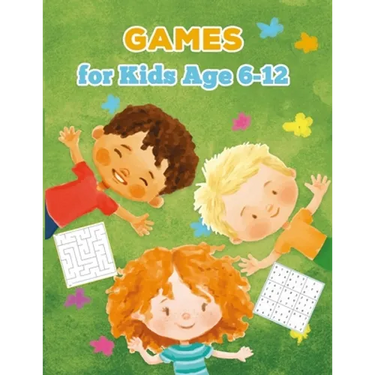 Games for Kids Age 6-12: Fun with Story, Sudoku, Maze, Blank Comic, and Handwriting Practice Worksheets! (Kids Activity Book)
