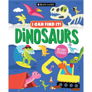 Brain Games - I Can Find It!: Dinosaurs - Includes Stickers!