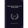 Major Index to Pension List of the War of 1812: 1