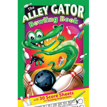 The Alley Gator Bowling Book: With 30 Score Sheets and Scoring Instructions