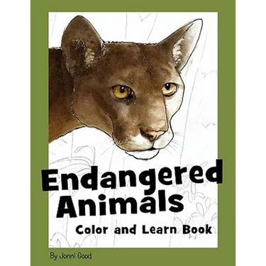 Endangered Animals Color and Learn Book: The Coloring Book For Kids Who Love Endangered Animals