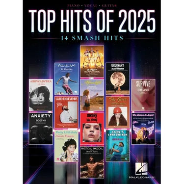Top Hits of 2025: 14 Smash Hits Arranged for Piano, Voice, and Guitar with Full Lyrics