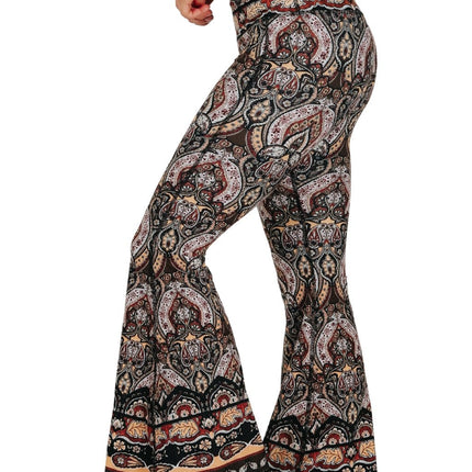 Espresso Yourself Printed Bell Bottoms by Yoga Democracy