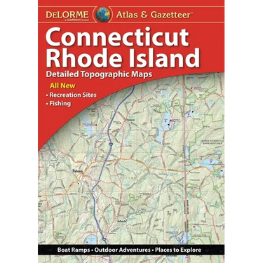 Delorme Atlas & Gazetteer Connecticut/Rhode Island 6e